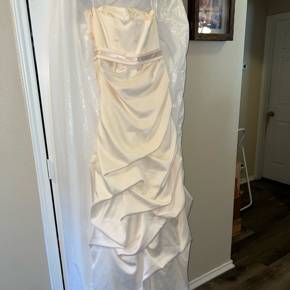 Cream Wedding/Prom Dress - Picture 3 of 6